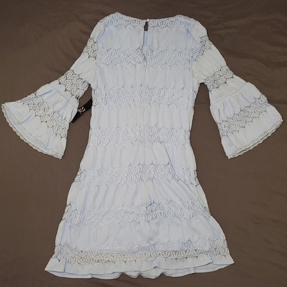New York & Co | Baby Blue Long Sleeve Dress New With Tags Small - Picture 1 of 4